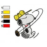 Snoopy 23 Embroidery Design